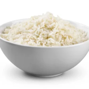 Plain rice bowl